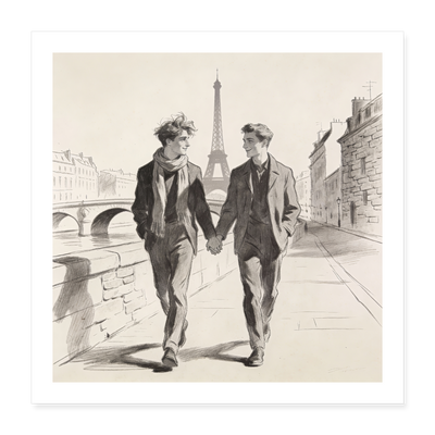 Verliebte Jungs in Paris #2 - Weiß