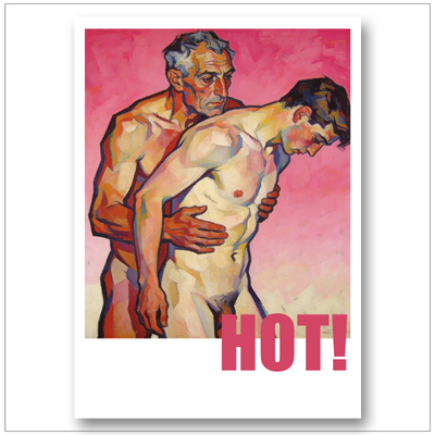 Gay Art Poster – HOT! Der Daddy und sein Twink - Ein Gefühl, keine Begründung