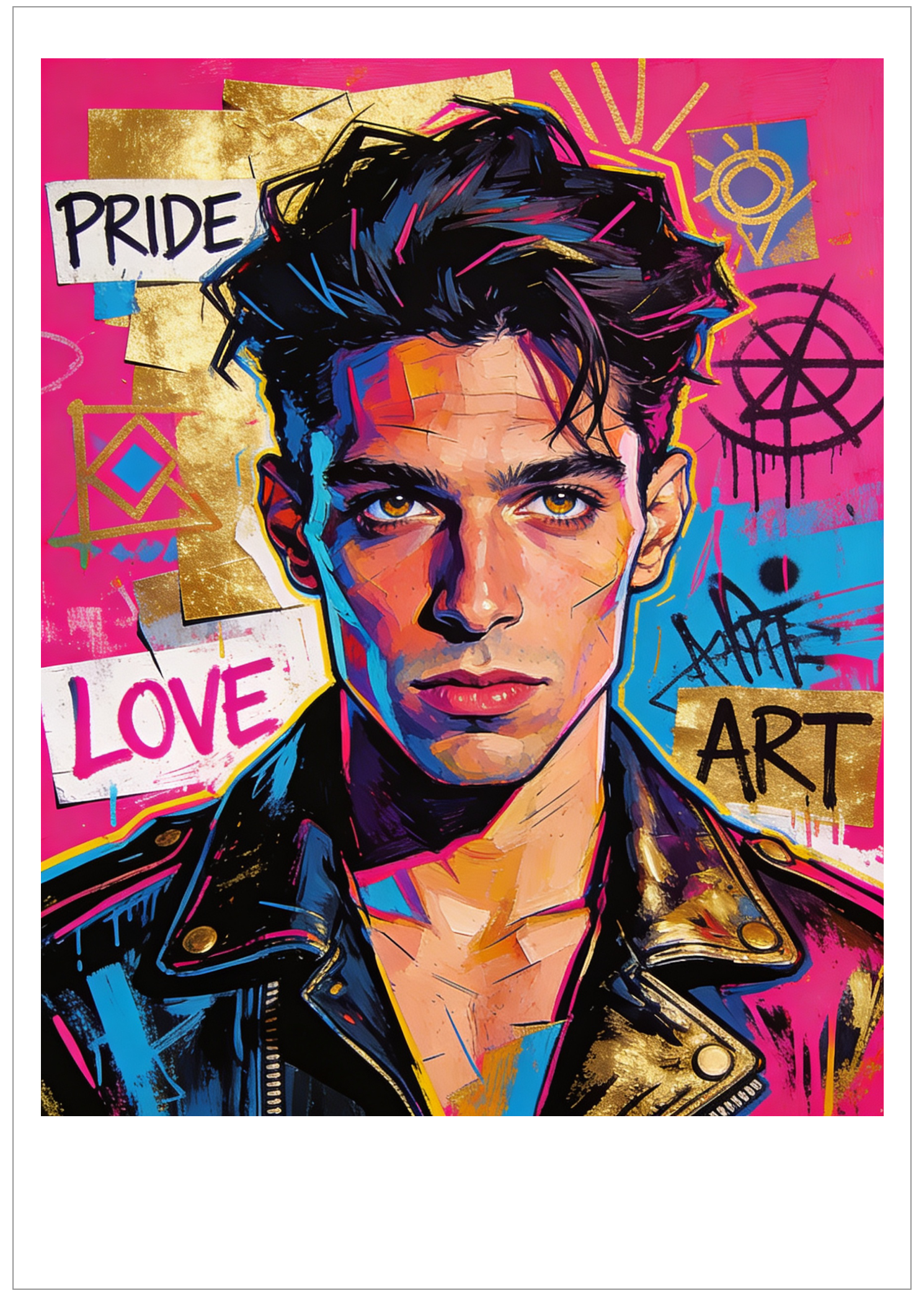 NEU BEI KUNSTWERK BILDER - New York Pop Art - Gay Street Art Basquiat Inspiration