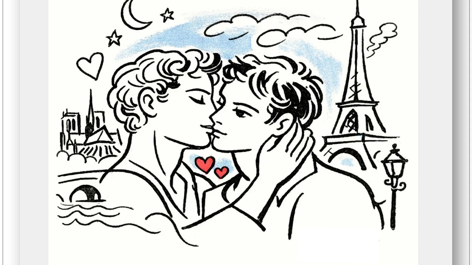 Verliebt in Paris - Gay Love Romantik