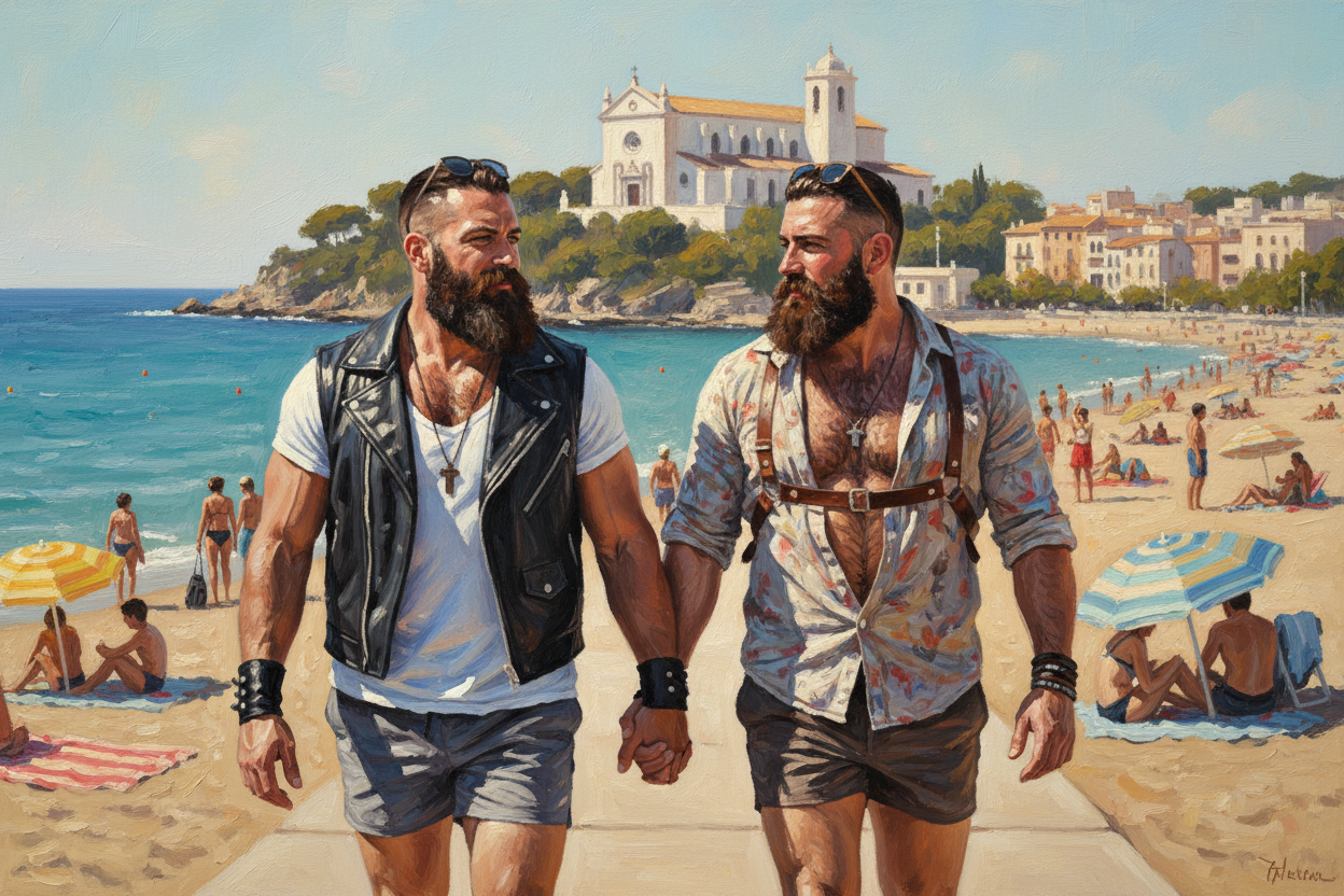 Die Bären von Sitges erobern die Stadt - Gay Parade unter Spaniens Sonne