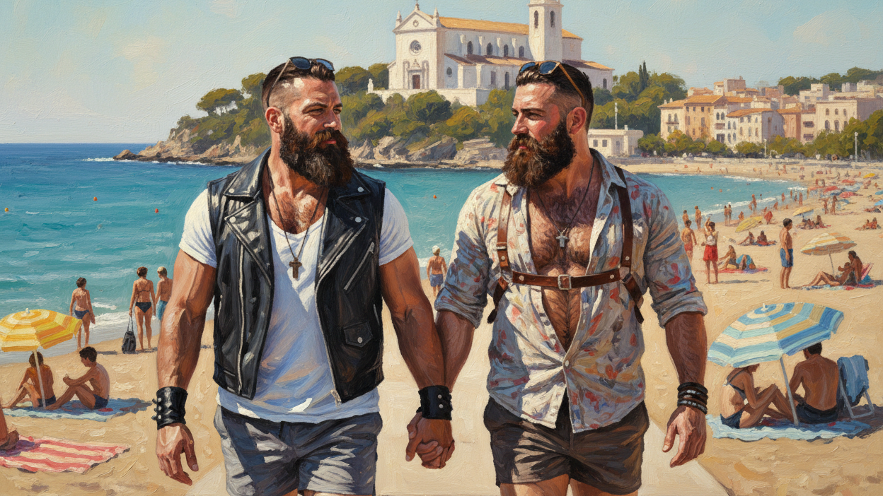 Die Bären von Sitges erobern die Stadt - Gay Parade unter Spaniens Sonne