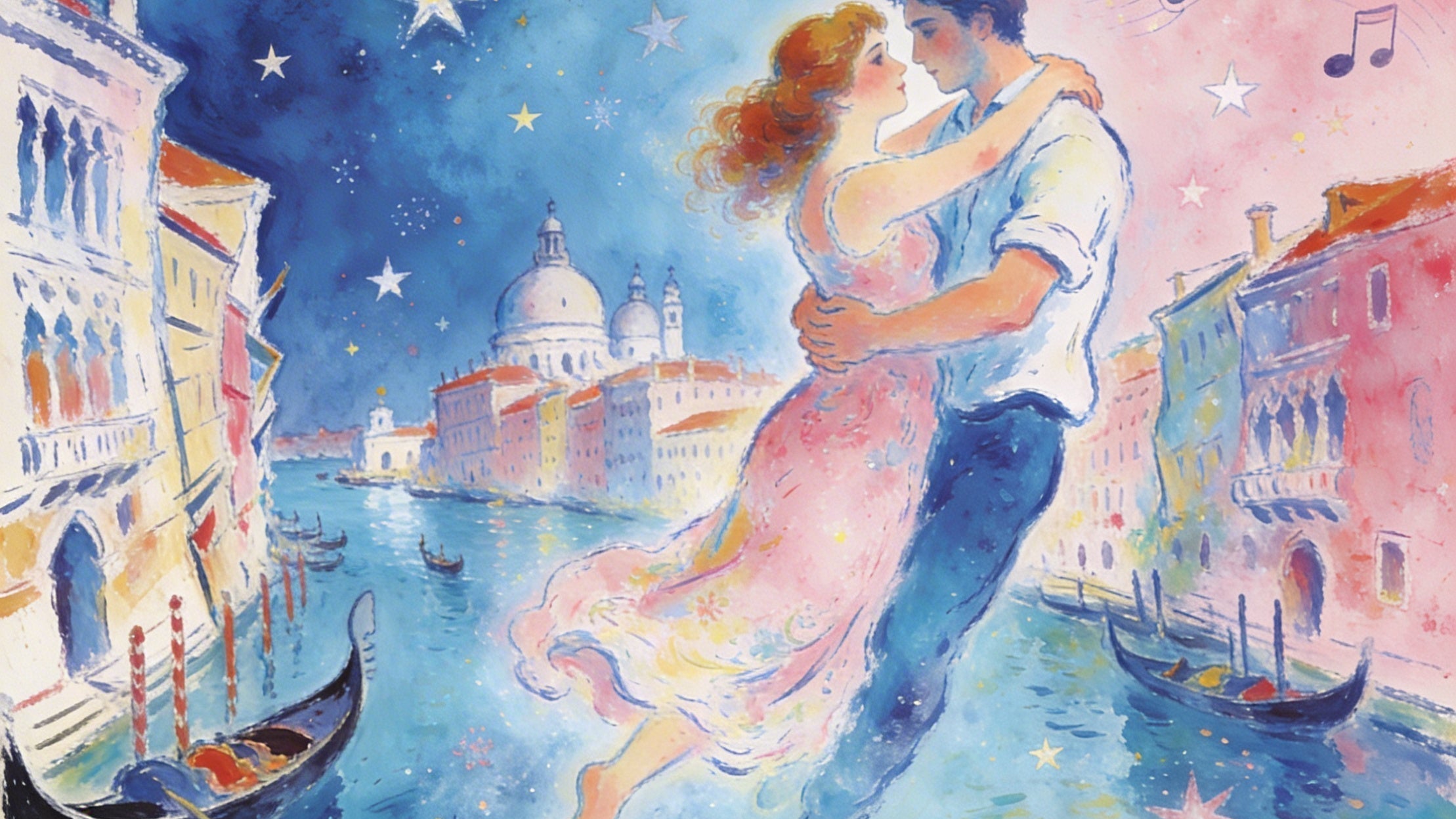 Liebe in... Traumhafte Liebesphantasien mit der Handschrift von Chagall bei KUNSTWERK BILDER