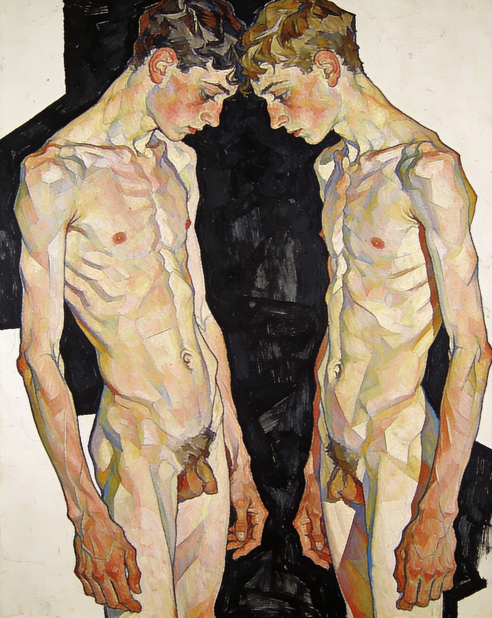 NEU BEI KUNSTWERK BILDER - Erotische Gay Art nach Egon Schiele