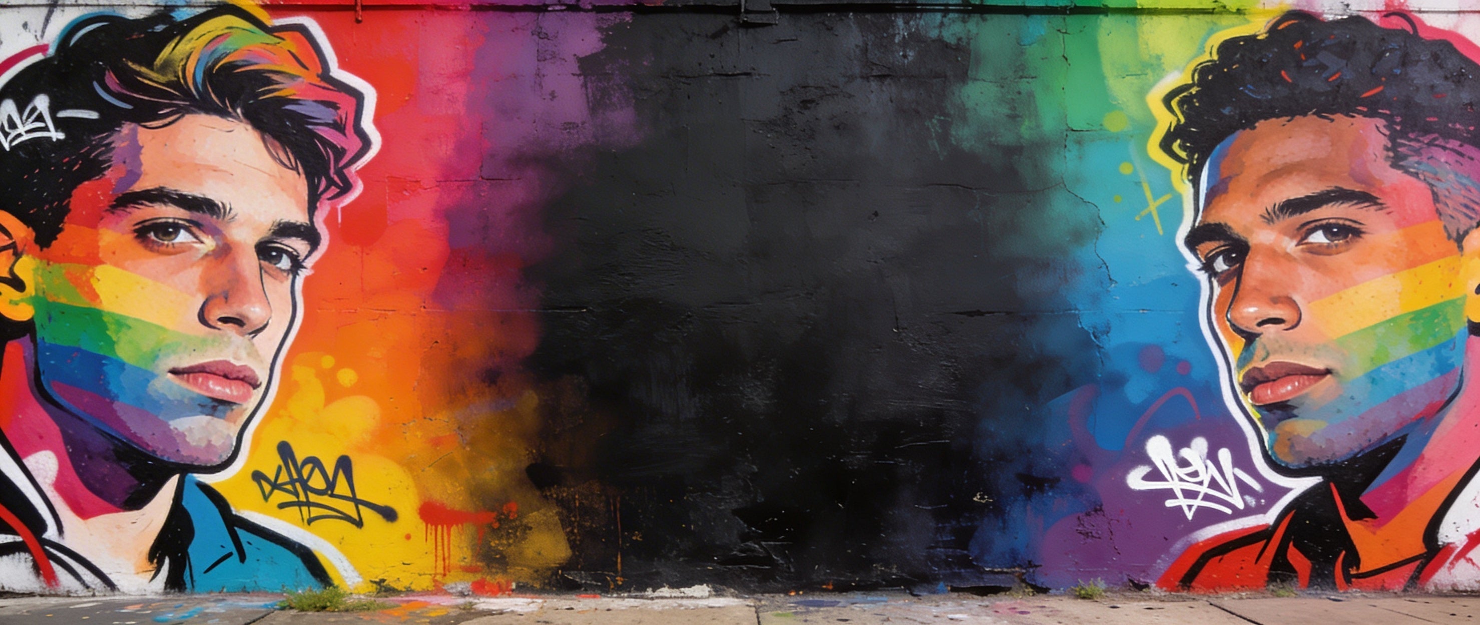 Street Art & Pop Art - Gay Art Wandbilder– Schwule Kunst Graffity – KUNSTWERK BILDER