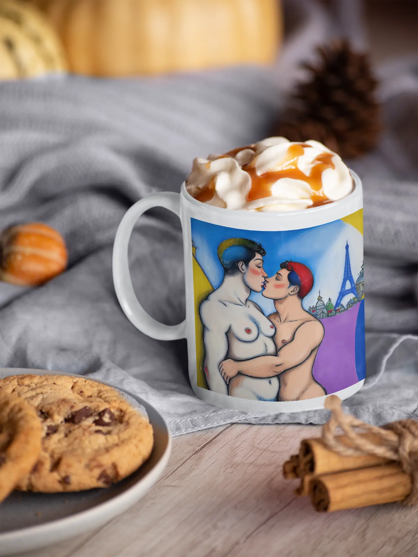 Liebe in Paris - Gay Art Tasse | Kunstwerk Bilder KUNSTWERK BILDER