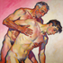 Das Bild zeigt explizite Handlung künstlerisch mit Niveau als Gay Fine Art.