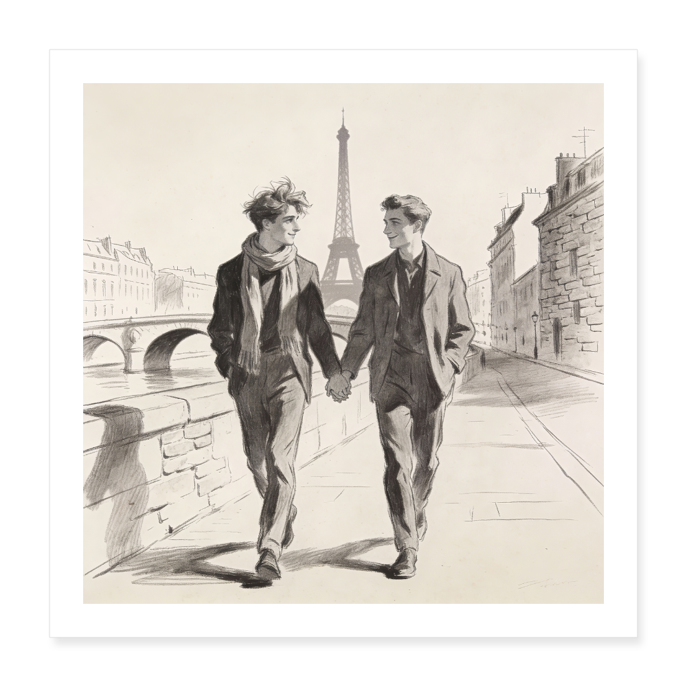 Verliebte Jungs in Paris #2 - Weiß