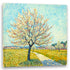 Rosa Blüten im Wind - Van Gogh Stil Impressionismus - Leinwandbild
