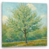 Blühende Bäume in Rosa und Weiß - Van Gogh Stil Impressionismus - Canvas Wandbild
