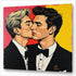 Der Kuss - Gay Love Pop-Art Wandbild | Kunstwerk Bilder KUNSTWERK BILDER