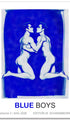Blue Boys #3 Poster - Premium Gay Love Art Aquarell-Stil KUNSTWERK BILDER