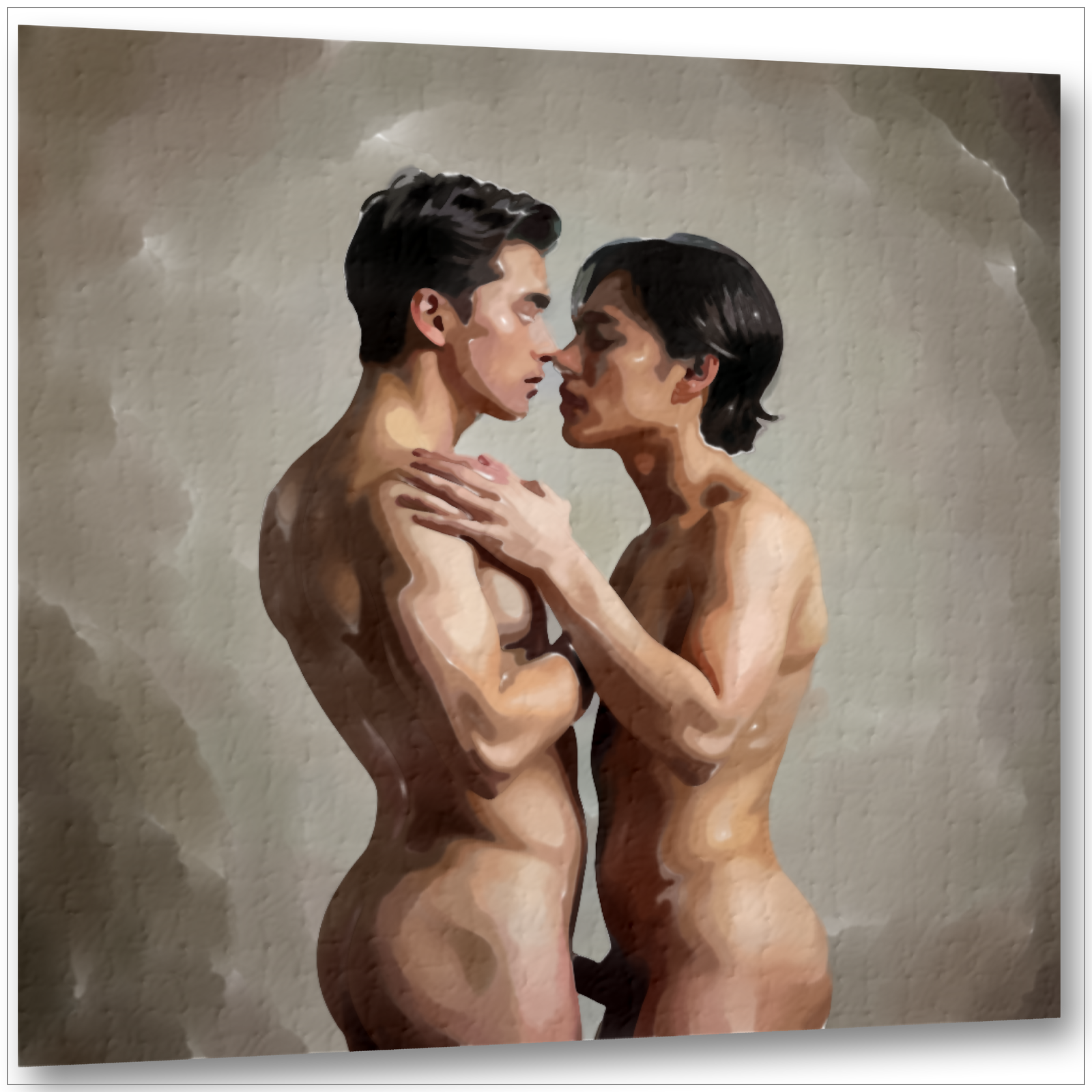 Lazy Soul Slow Sex – Zwei Männer, ein Moment - GAY ART Wandbild