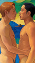 Gauguin trifft Gay Love - Tropisches Paradies KUNSTWERK BILDER