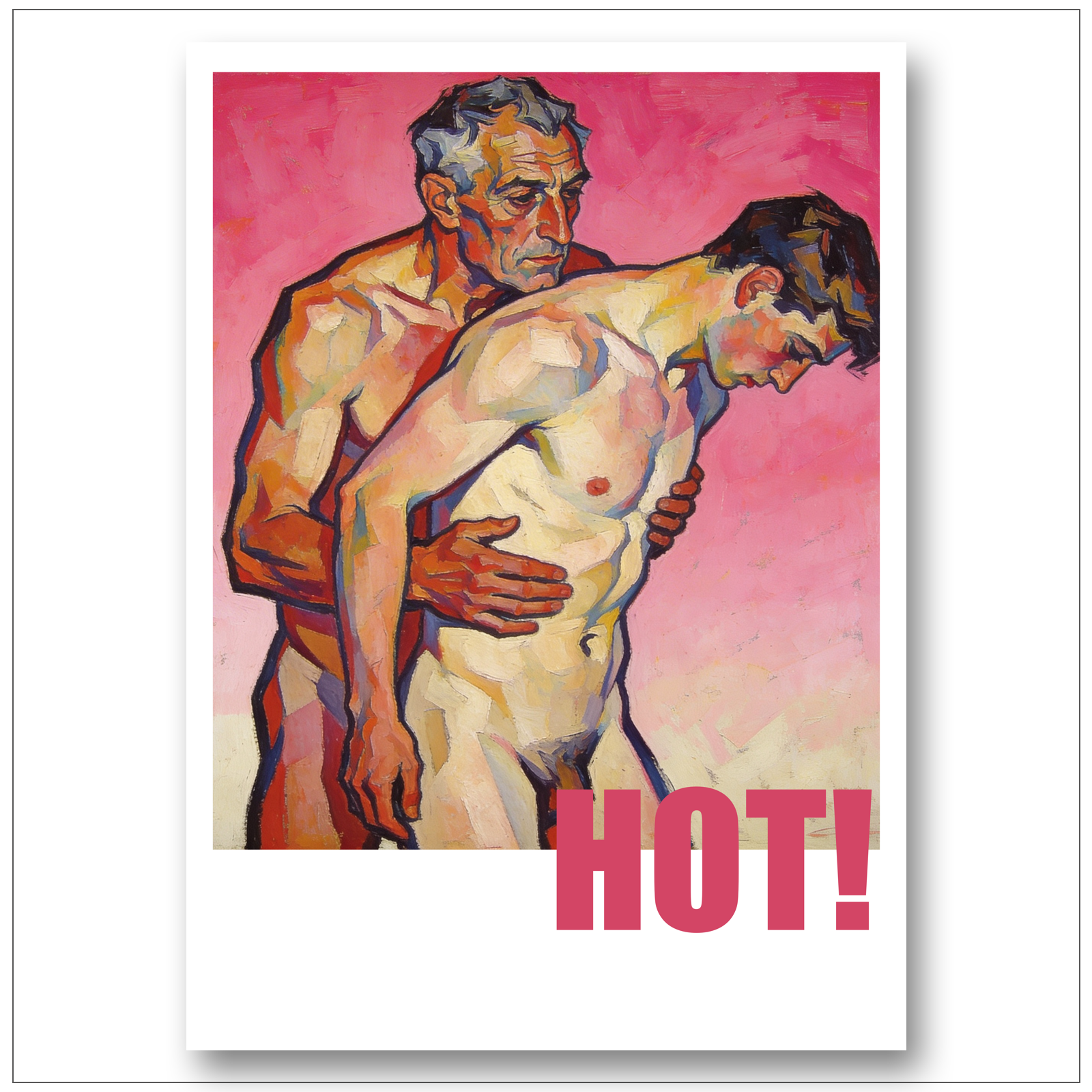 Gay Art Poster – HOT! Der Daddy und sein Twink - Ein Gefühl, keine Begründung