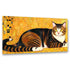 Liegende Katze - Klimt Jugendstil KUNSTWERK BILDER