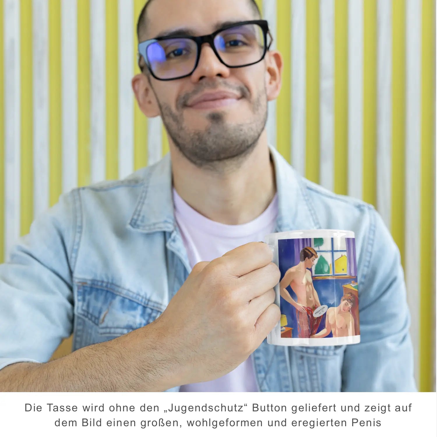 Intime Momente - Gay Love Kunst-Tasse | Kunstwerk Bilder KUNSTWERK BILDER