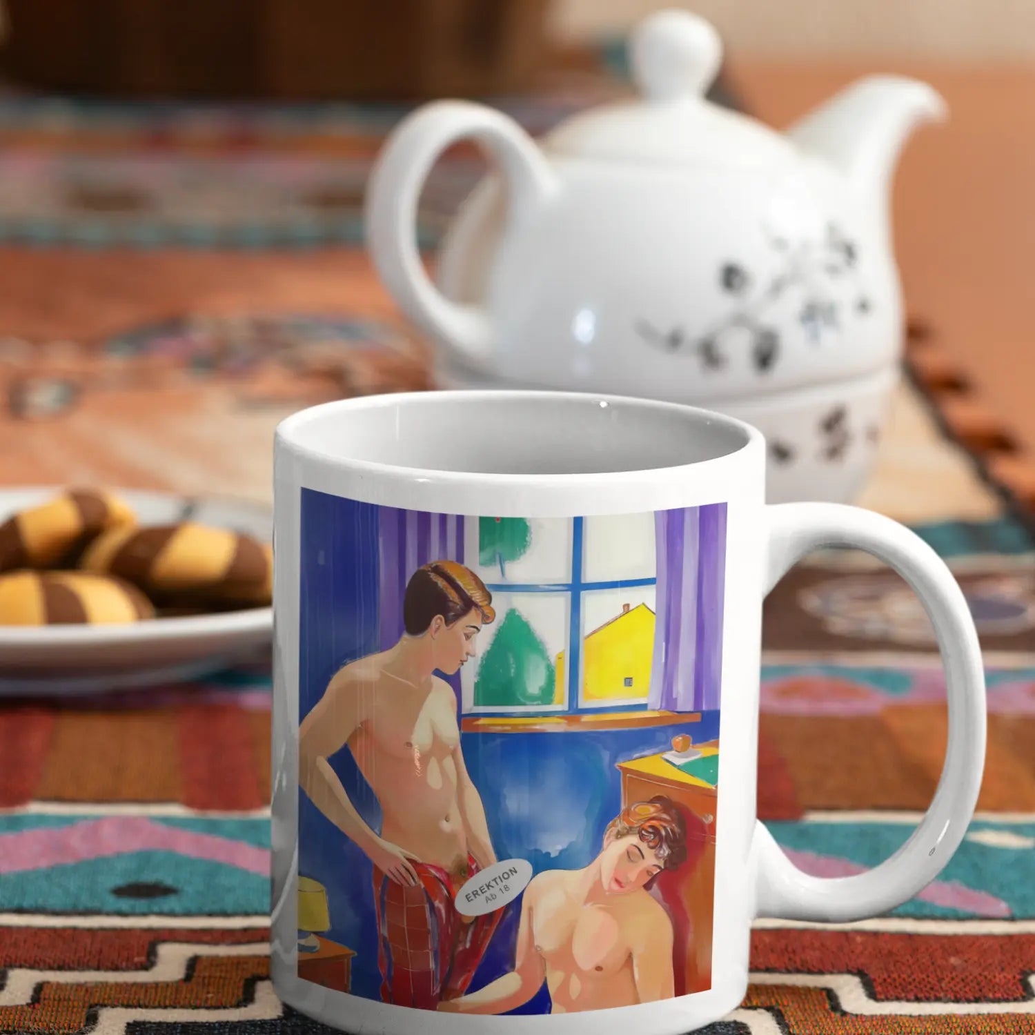 Intime Momente - Gay Love Kunst-Tasse | Kunstwerk Bilder KUNSTWERK BILDER