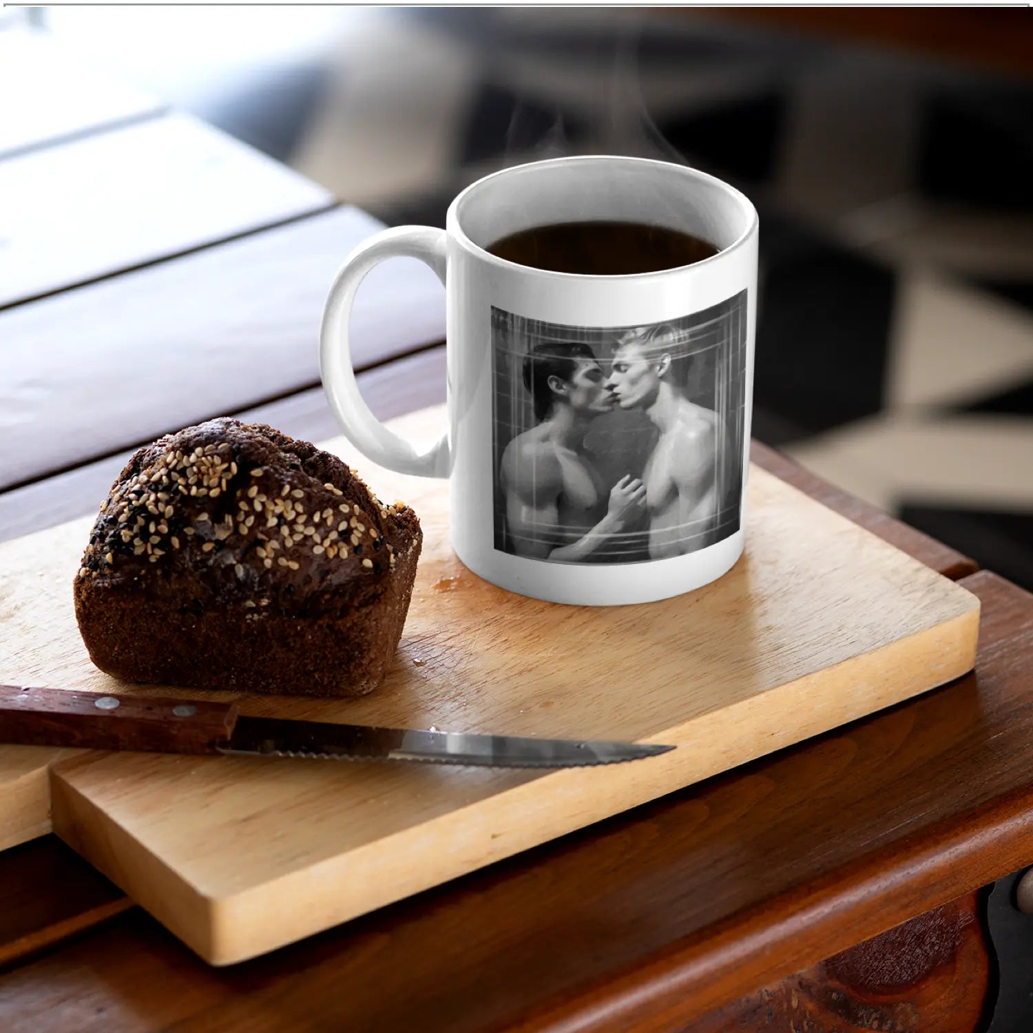 Verbotene Liebe - Vintage Gay Love Tasse | Kunstwerk Bilder KUNSTWERK BILDER