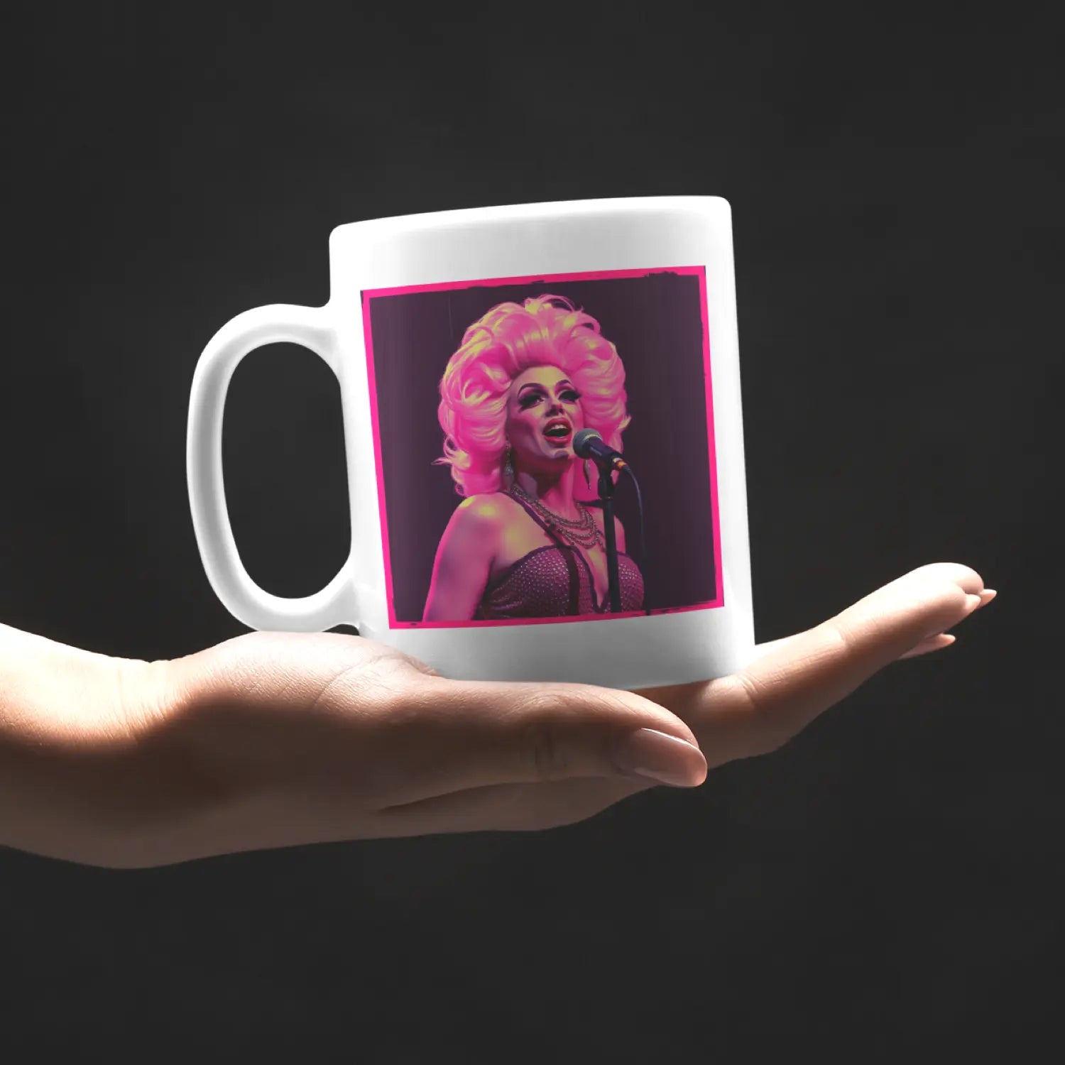 Glamour & Pride - Drag Queen Kunst-Tasse | Kunstwerk Bilder KUNSTWERK BILDER
