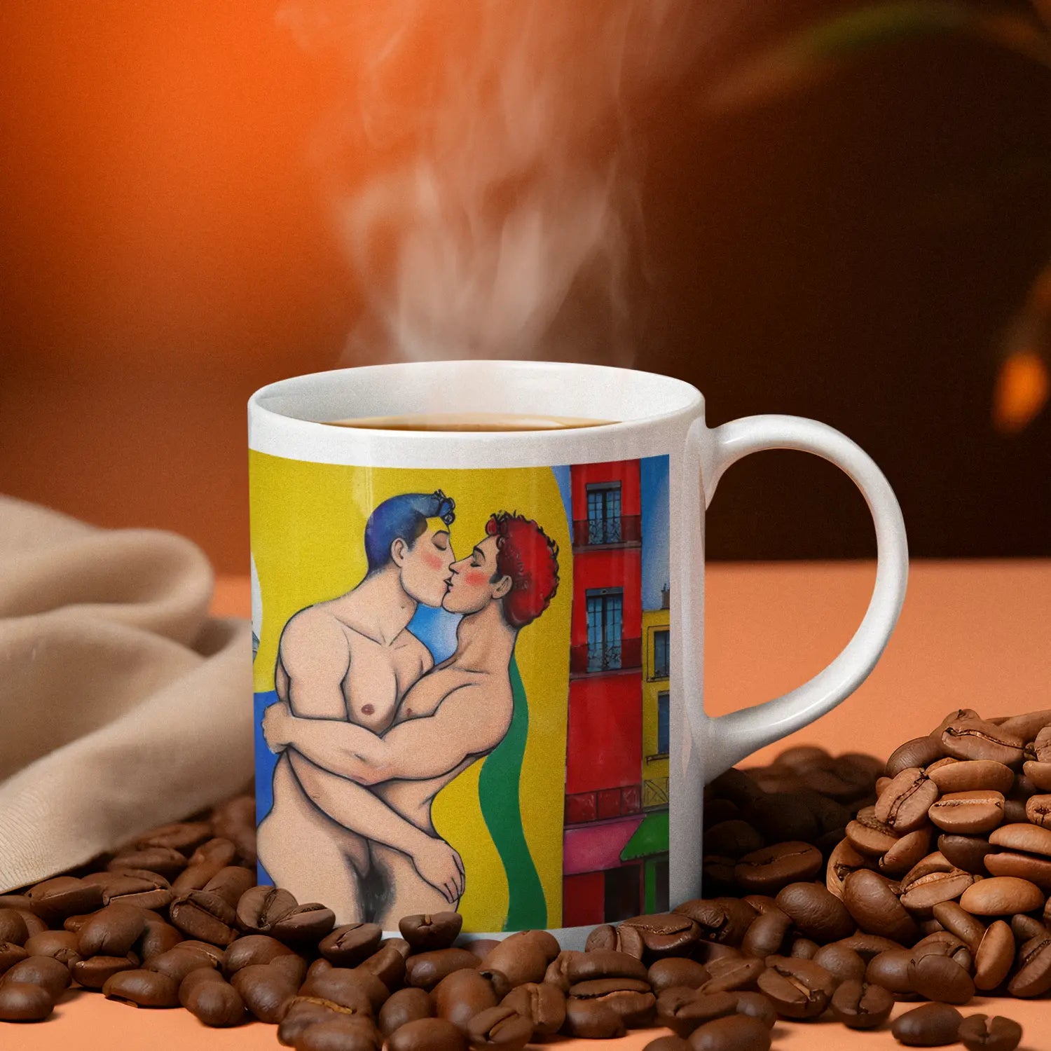 Liebe in Paris - Gay Art Tasse | Kunstwerk Bilder KUNSTWERK BILDER
