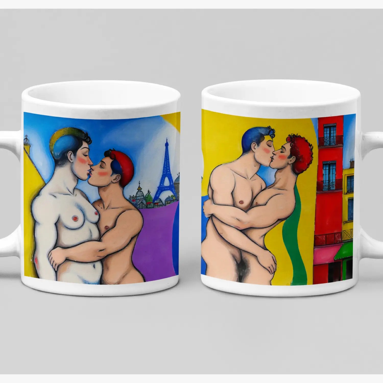 Liebe in Paris - Gay Art Tasse | Kunstwerk Bilder KUNSTWERK BILDER