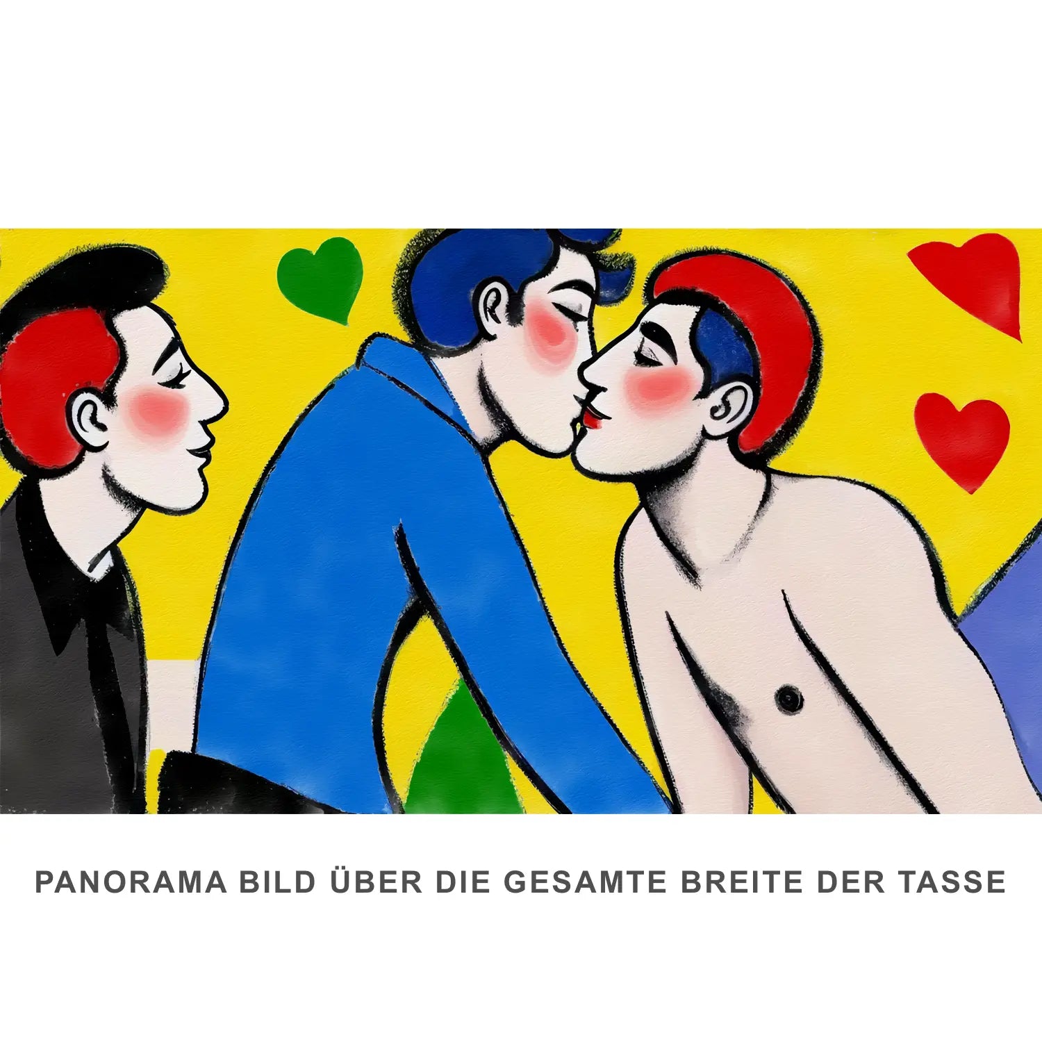 Art Déco Liebe - Gay Art Tasse | Kunstwerk Bilder KUNSTWERK BILDER