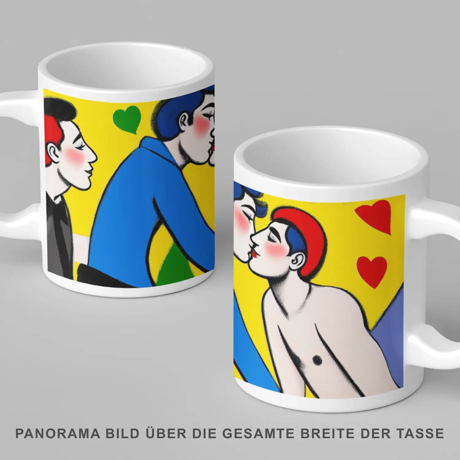 Art Déco Liebe - Gay Art Tasse | Kunstwerk Bilder KUNSTWERK BILDER