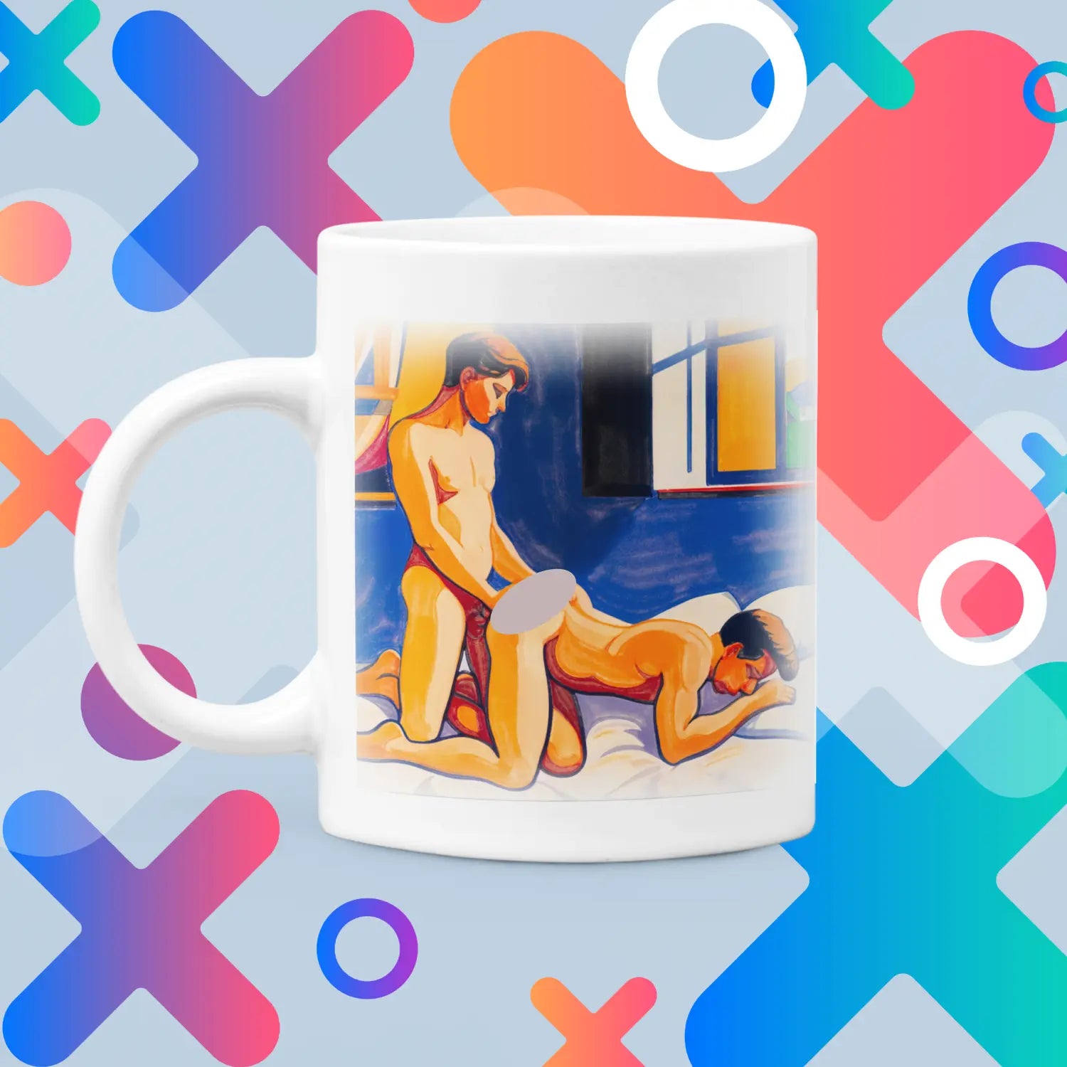 Hingabe - Gay Love Kunst-Tasse | Kunstwerk Bilder KUNSTWERK BILDER