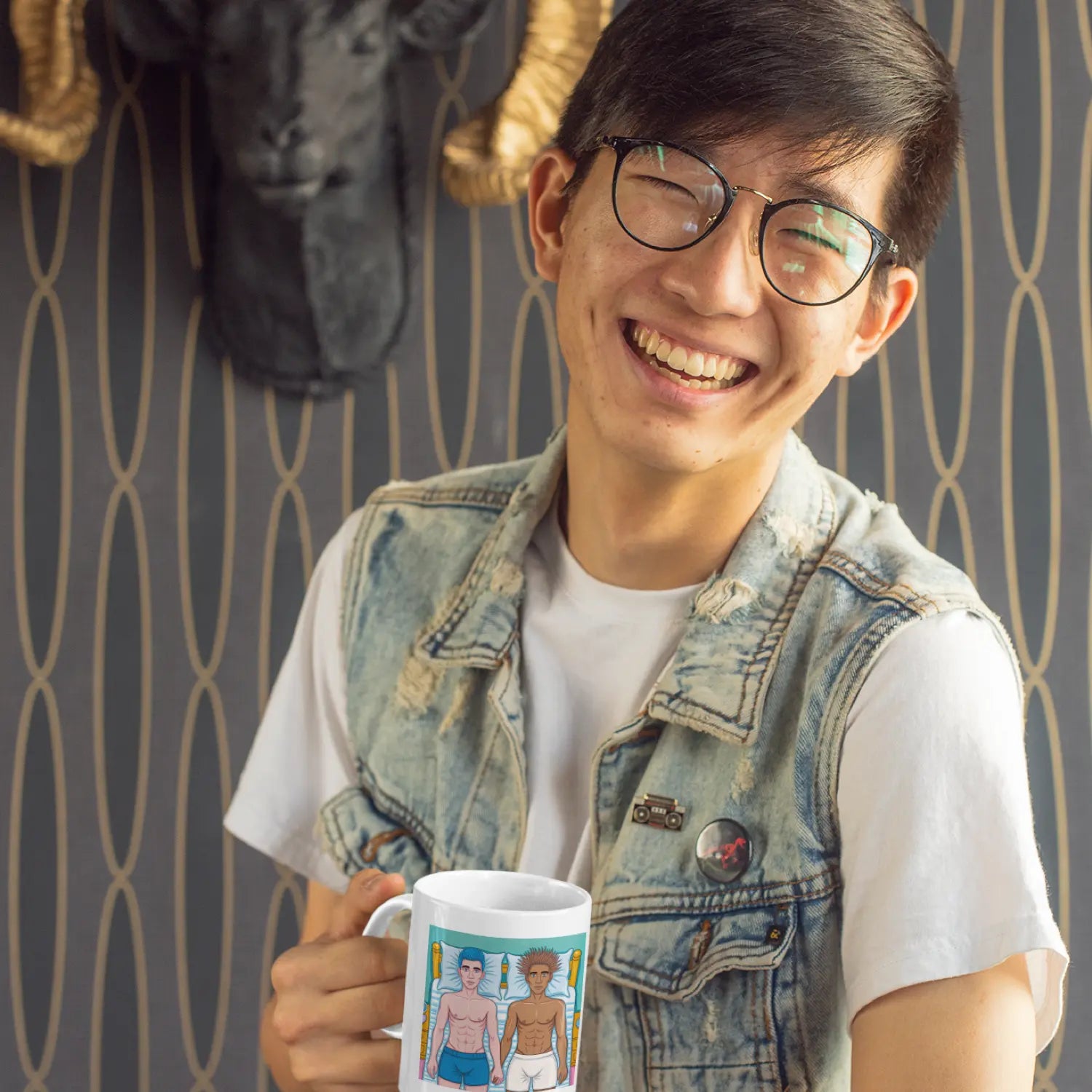 Zusammen - Gay Love Kunst-Tasse | Kunstwerk Bilder KUNSTWERK BILDER