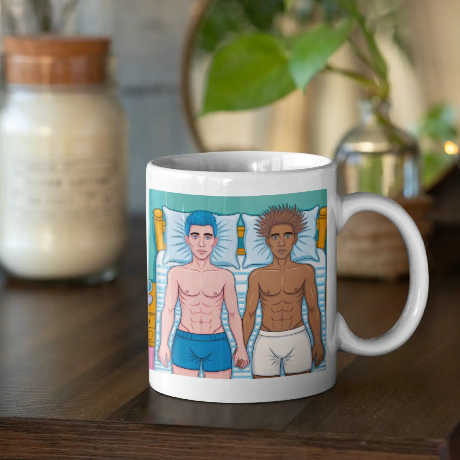 Zusammen - Gay Love Kunst-Tasse | Kunstwerk Bilder KUNSTWERK BILDER