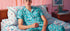Gay Art Canvas - Junger Mann im Bett | Kunstwerk Bilder KUNSTWERK BILDER