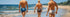 Drei am Strand - Sommerliche Kunst im realistischen Stil | Kunstwerk Bilder KUNSTWERK BILDER