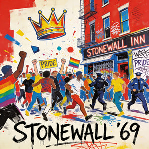 Stonewall Proteste 1969 New York – Street Art im Basquiat-Stil, Pride-Bewegung
