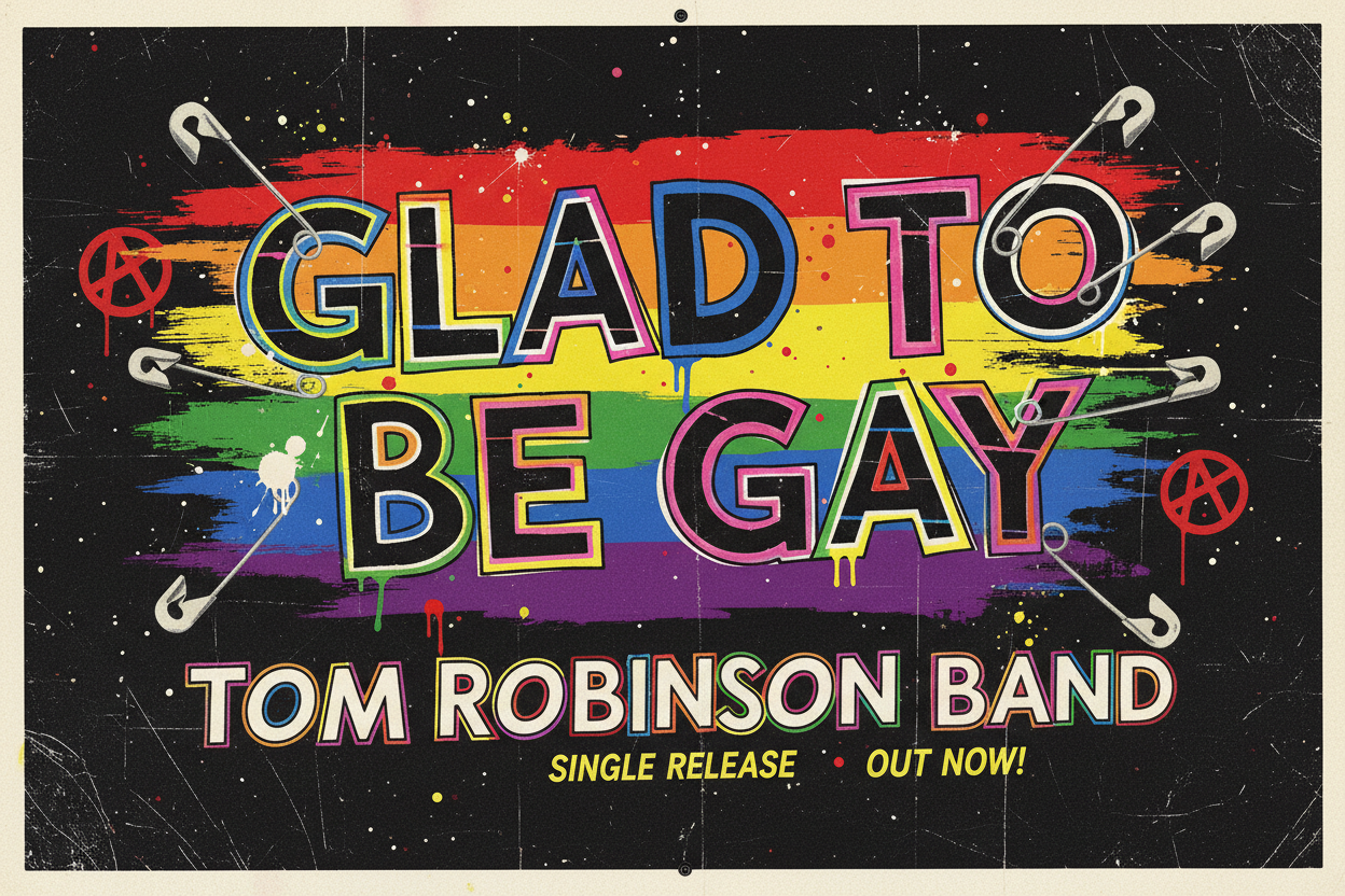 Glad to Be Gay Punk Graphic