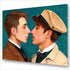 Art Déco trifft Gay Love - Romantischer Moment 1920er Jahre KUNSTWERK BILDER