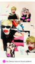 Mehrfach-Collage mit blonder Perücke - Identität in Fragmenten - Gay Art - Canvas - Tim Lienhard

