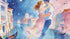 Paar tanzt über Canal Grande Venedig – Wandbild im Chagall-Stil
